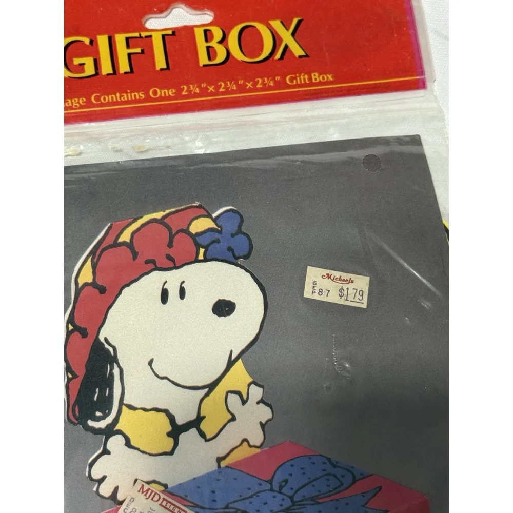 5 Mickey Minnie Mouse Snoopy Vintage Gift Box San Francisco Pop Up Disney Gift
